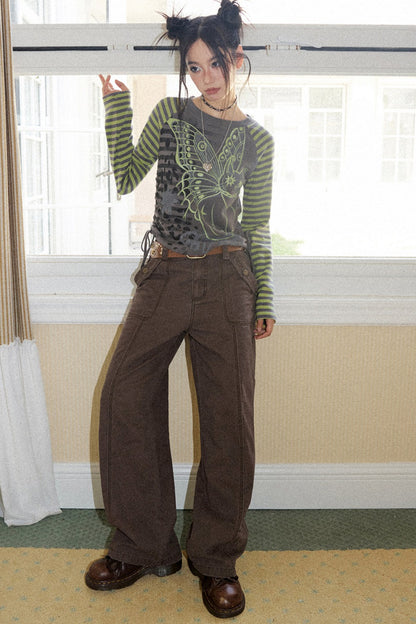 Vintage Straight Cargo Pants