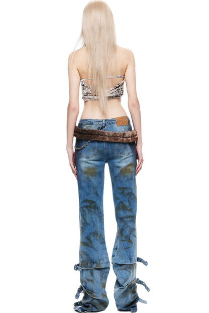 Mottled Gradient Tube Top