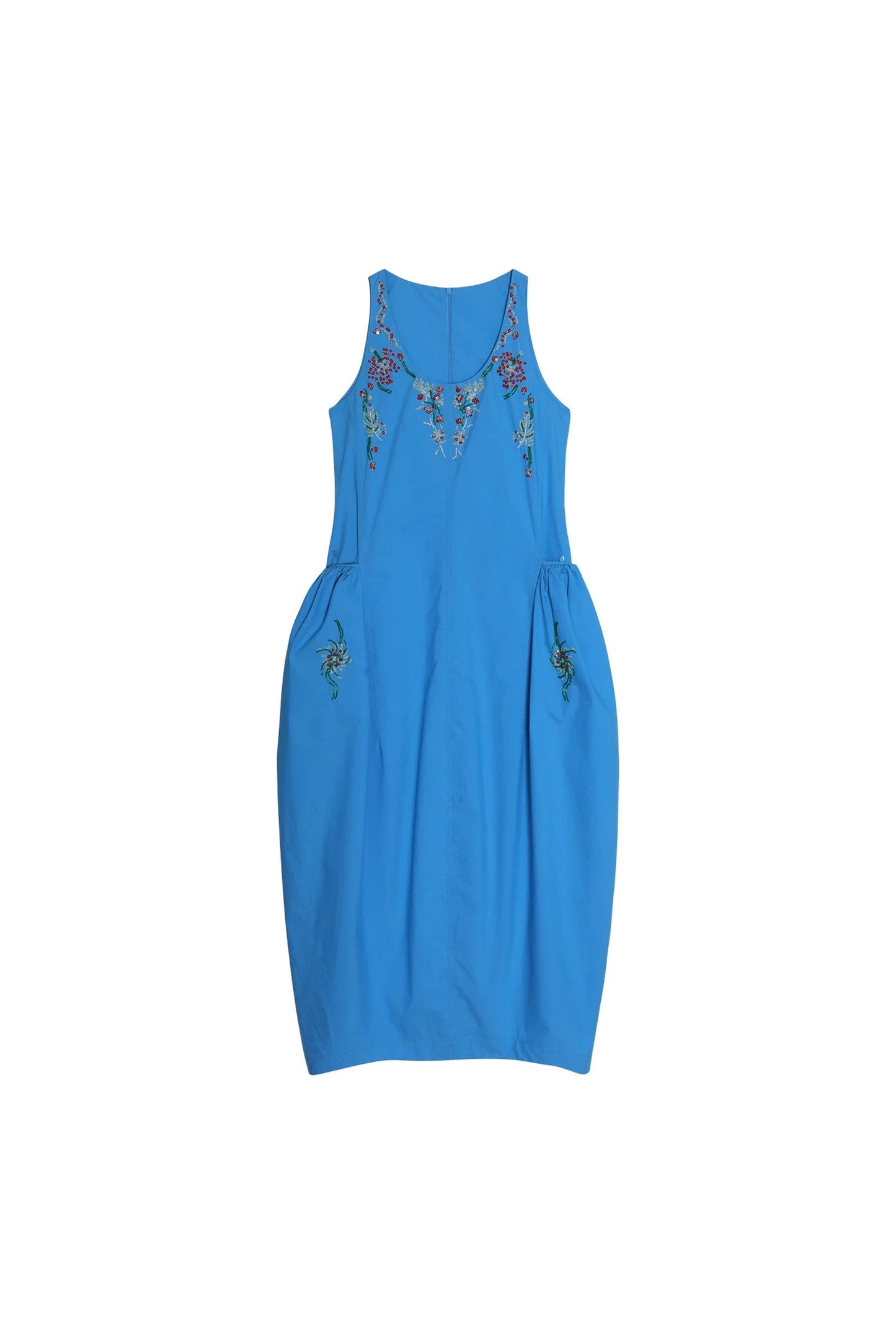 Heavy Beaded Cotton Dress