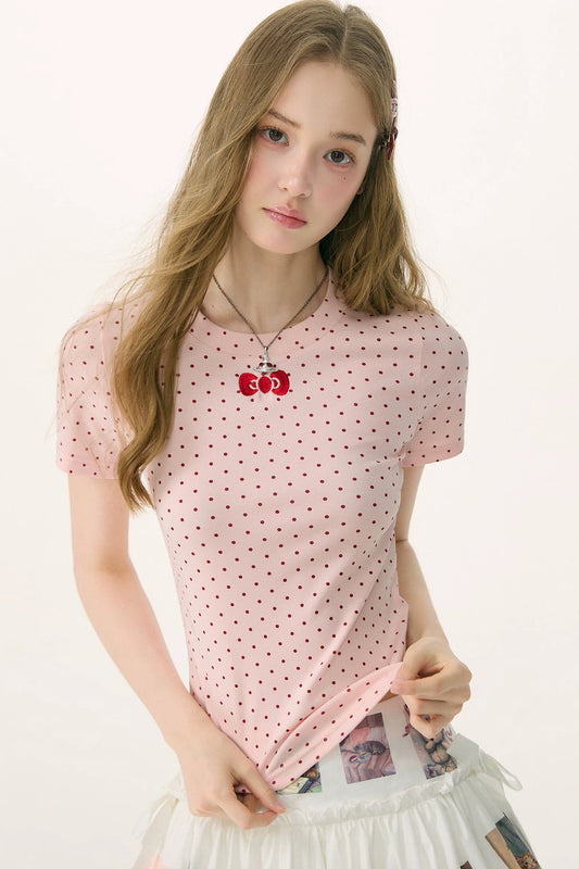 Sweet Polka Dot Top