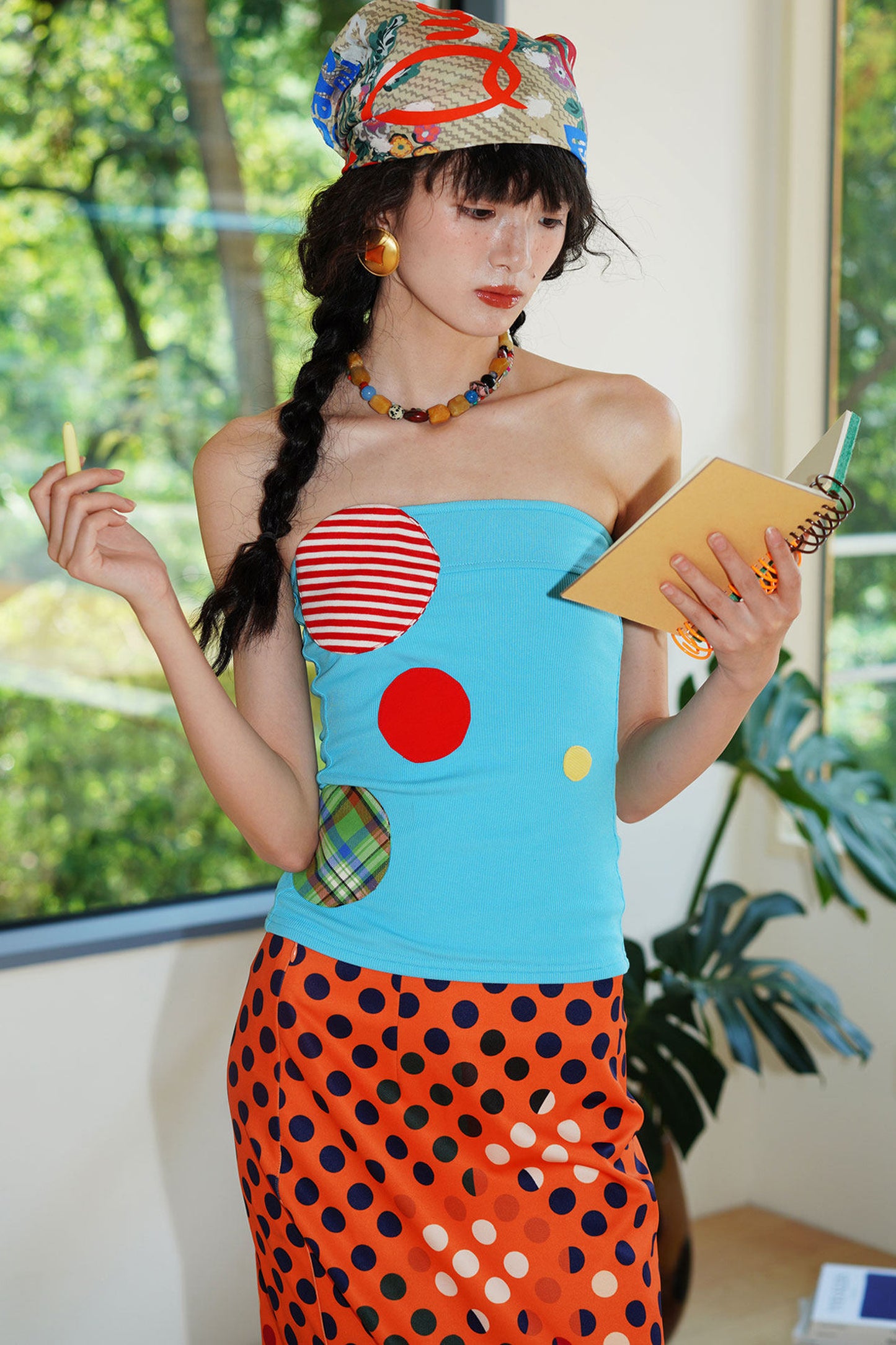 Niche Color-Block Patchwork Vest