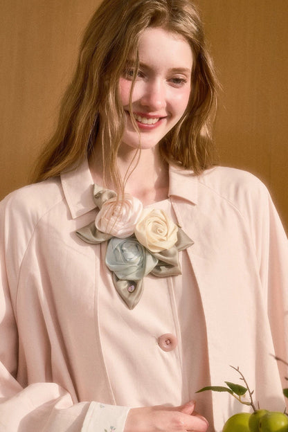 Handmade 3D Floral Brooch