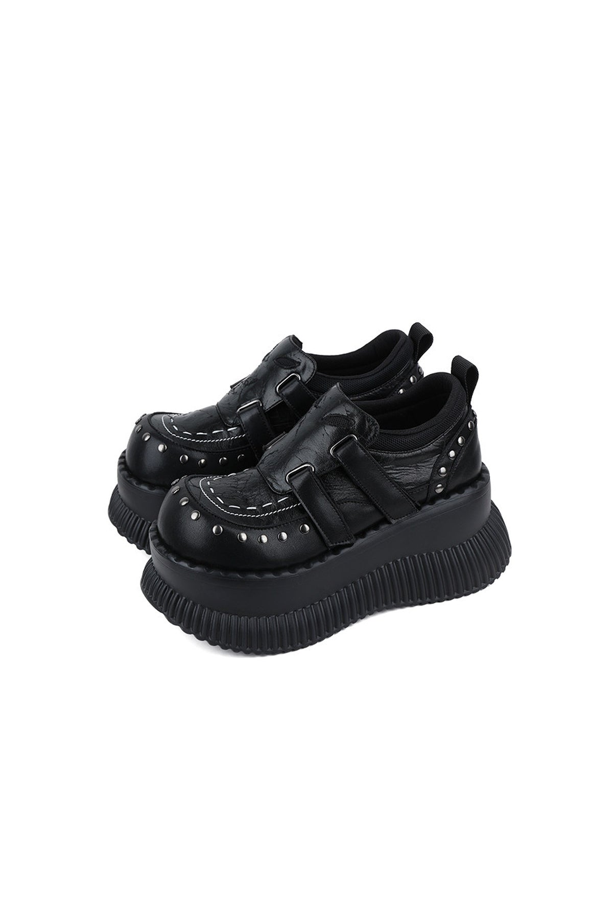 Punk Studded Platform Shoes