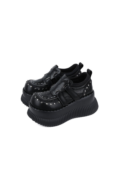 Punk Studded Platform Shoes