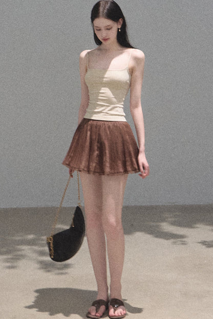 Longing Chiffon Pleated Skirt