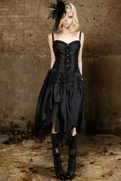 Romantic Palace Style Tube Top Skirt