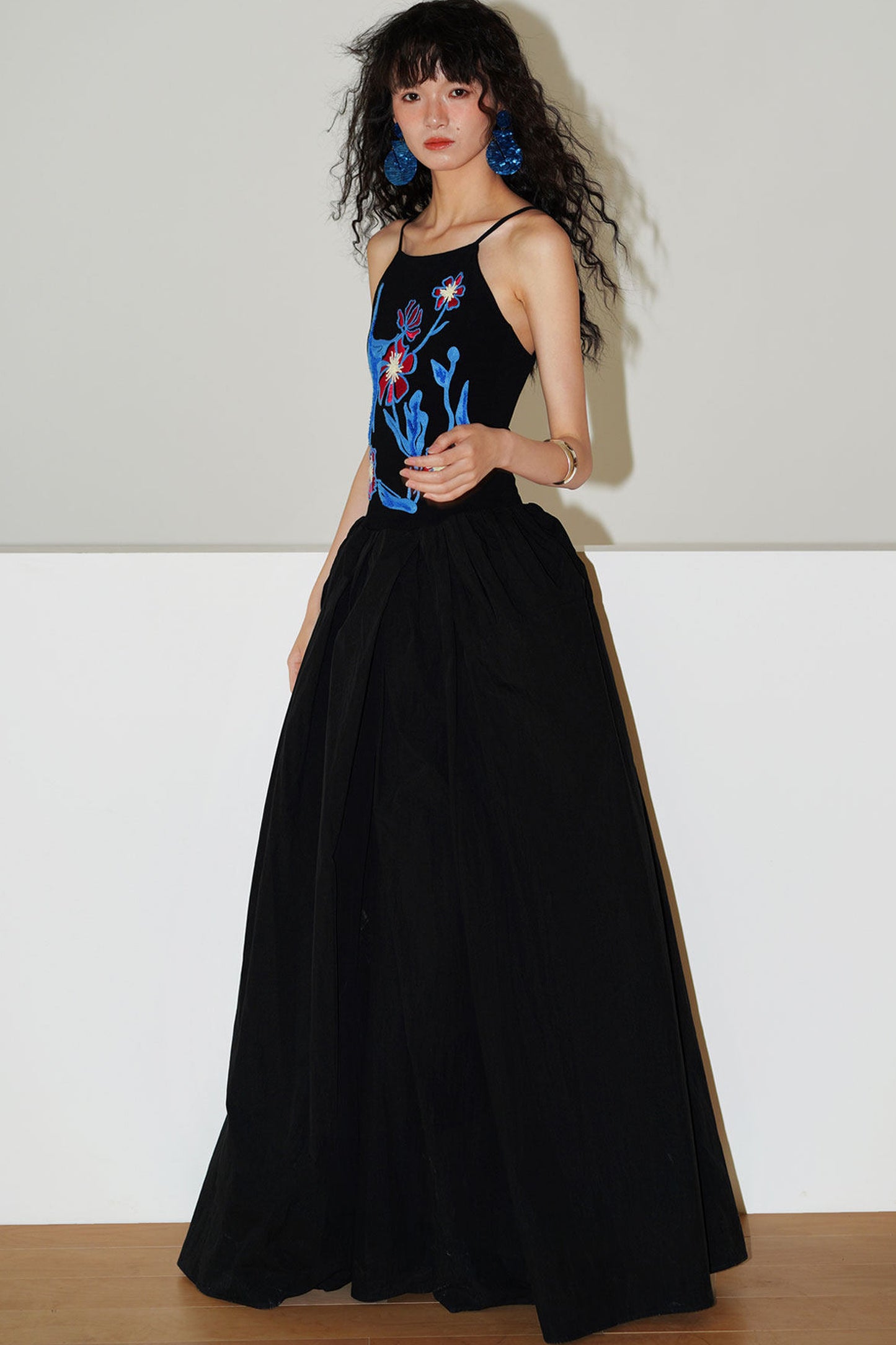 3D Embroidered Vacation Dress
