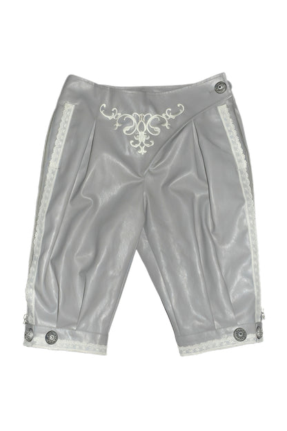 Medieval Embroidered Leather Riding Pants