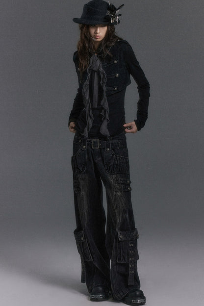 Napoleon Chiffon Patchwork Layered-Look Blouse