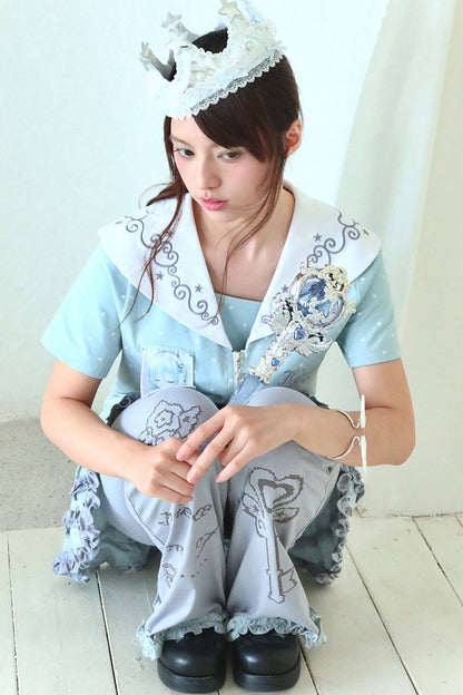 Dream Core Polka Dot Cardigan Top