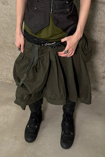 V-Neck Double-Breasted Zipper Vest