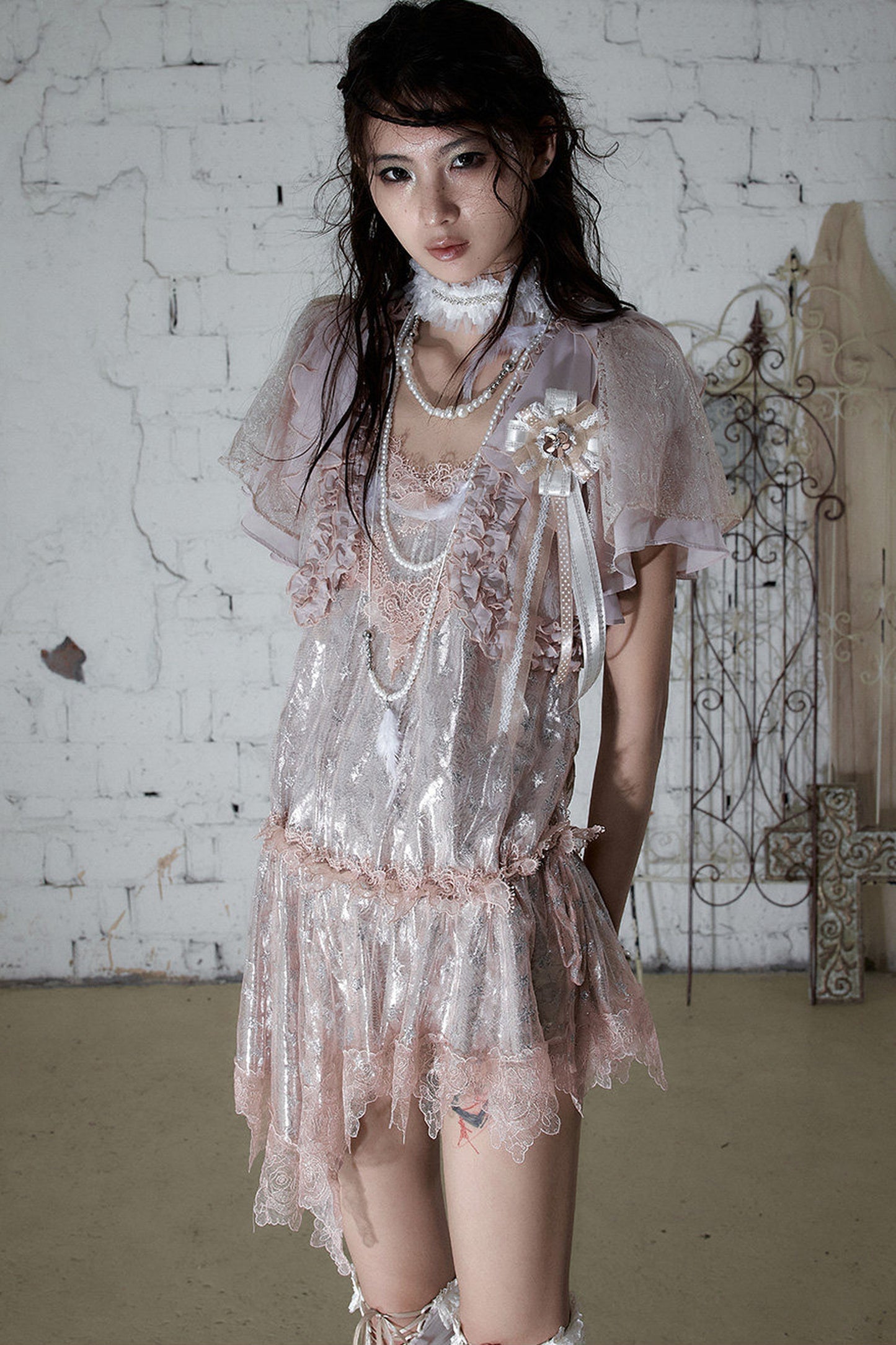 Romantic Lace Chiffon Blouse
