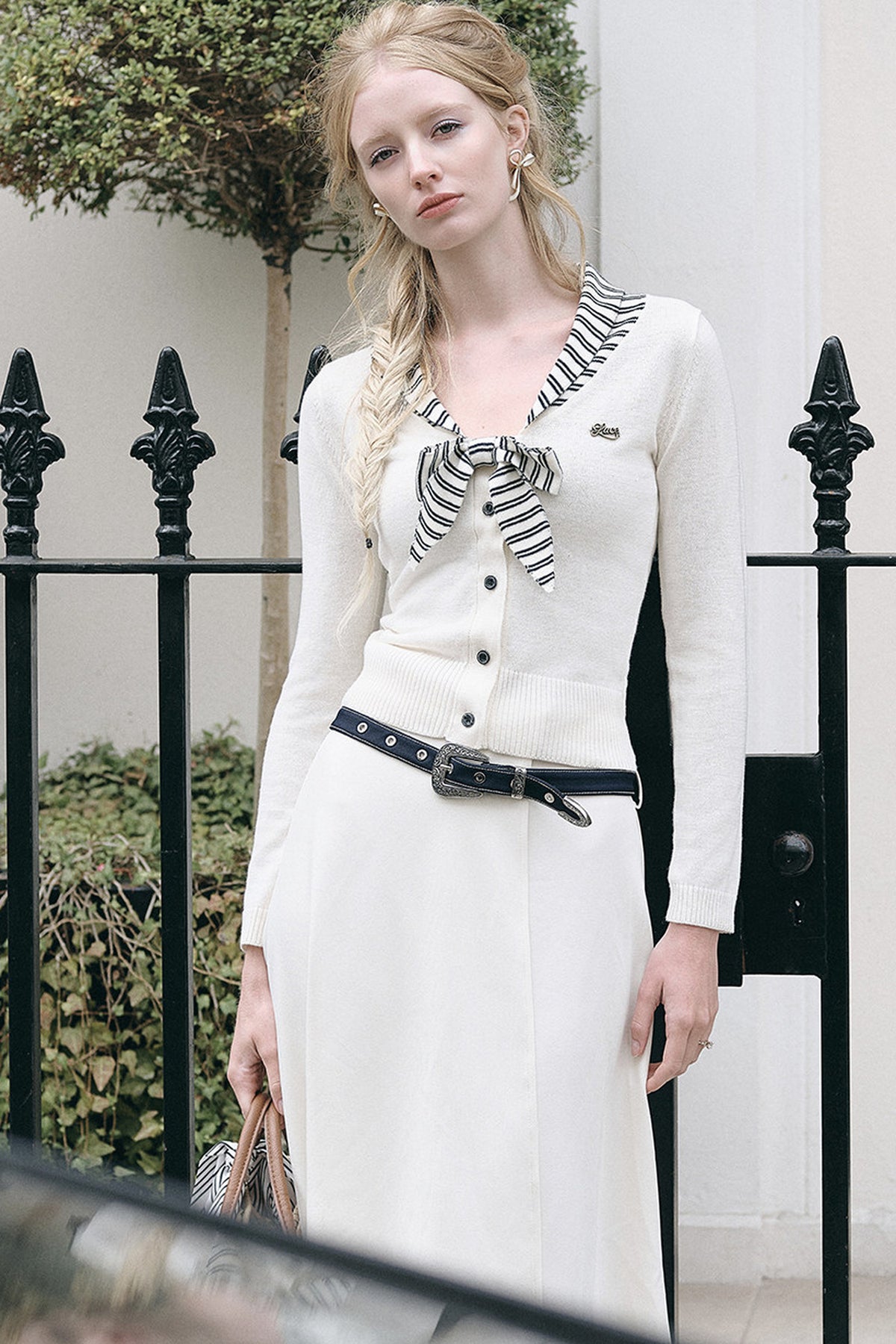 London Love Letter Long Sleeve Knit Top Set-Up