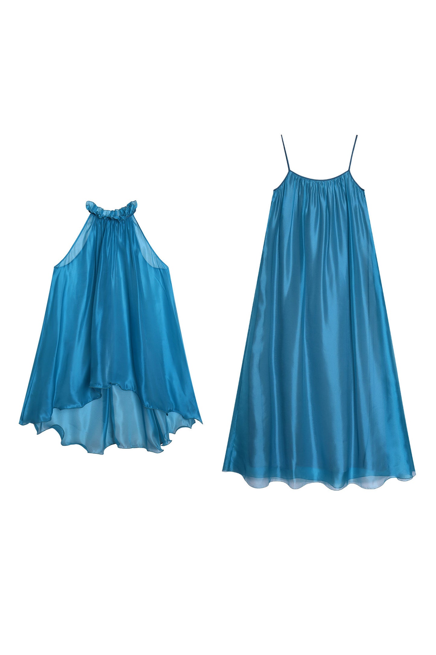 Pearlescent Gauze Dress Set