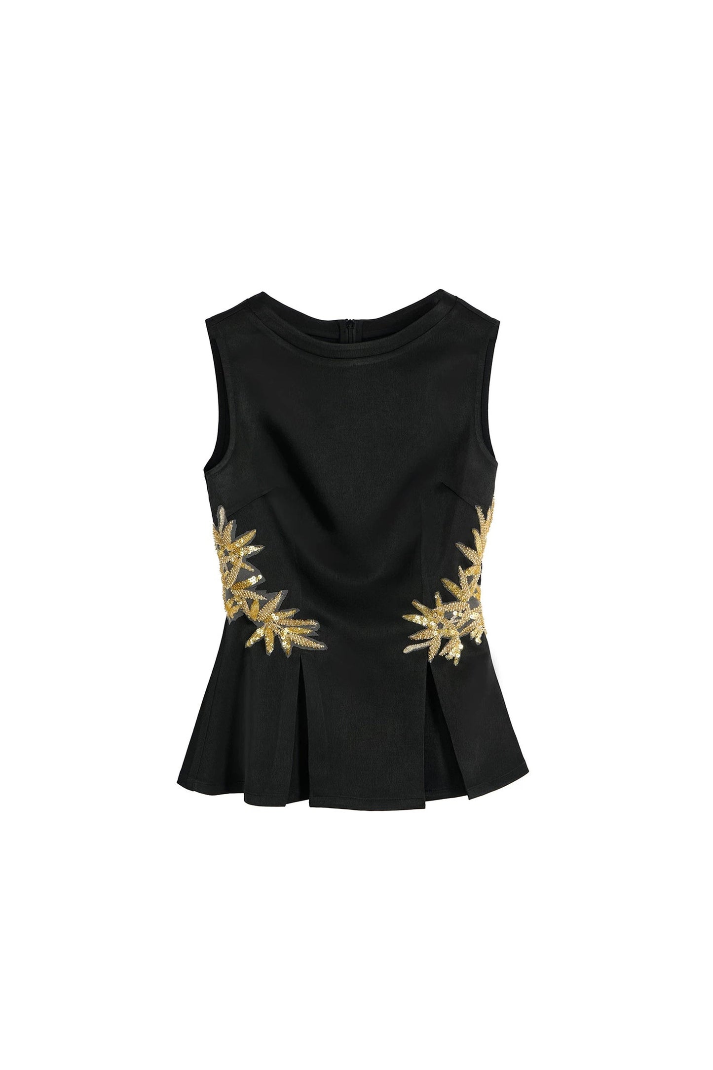 Golden Bamboo Sleeveless Top