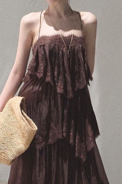 Heartbeat Lace Tiered Dress Set-Up
