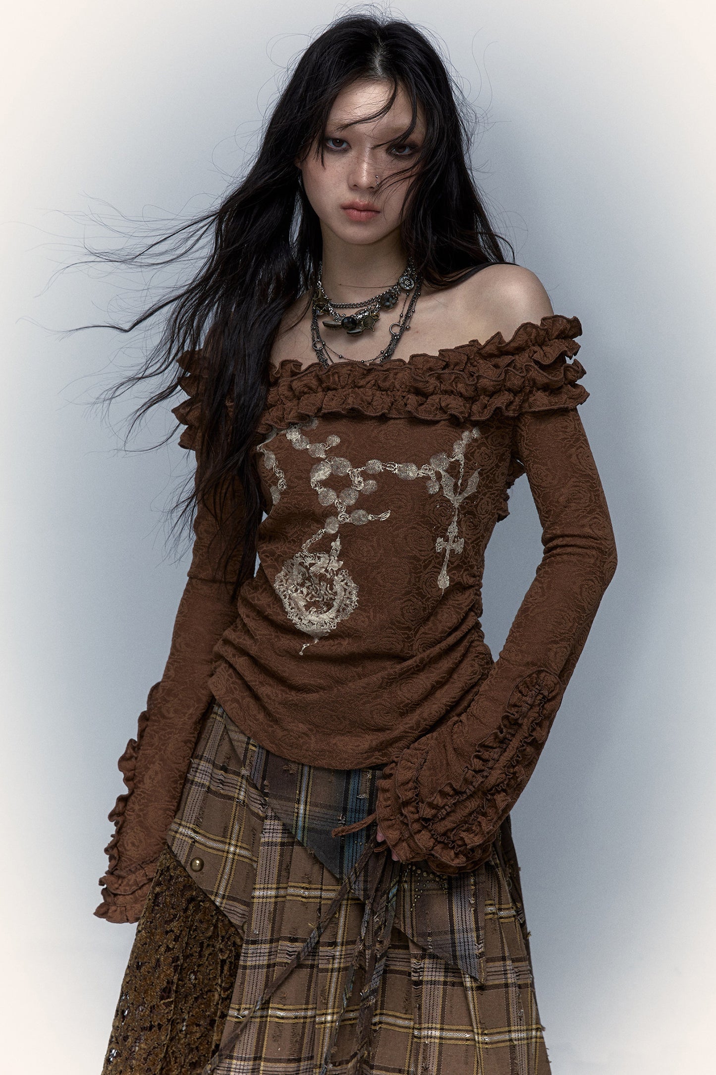 Retro Reversible Knit Top