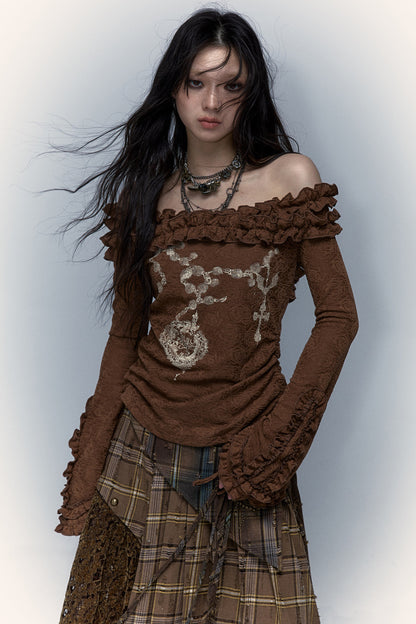 Retro Reversible Knit Top