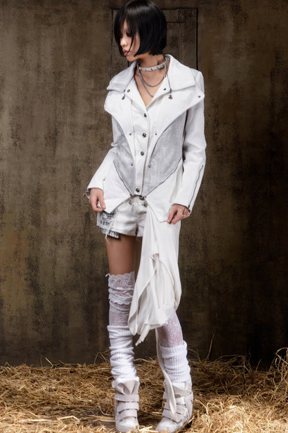 Gothic Layered-Look Jacket