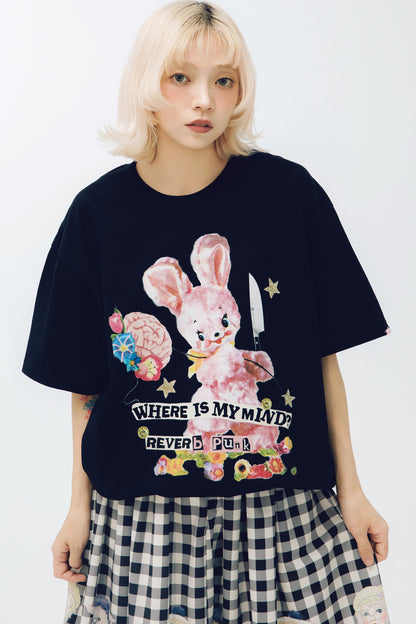 Echo Punk Collage Bear T-Shirt