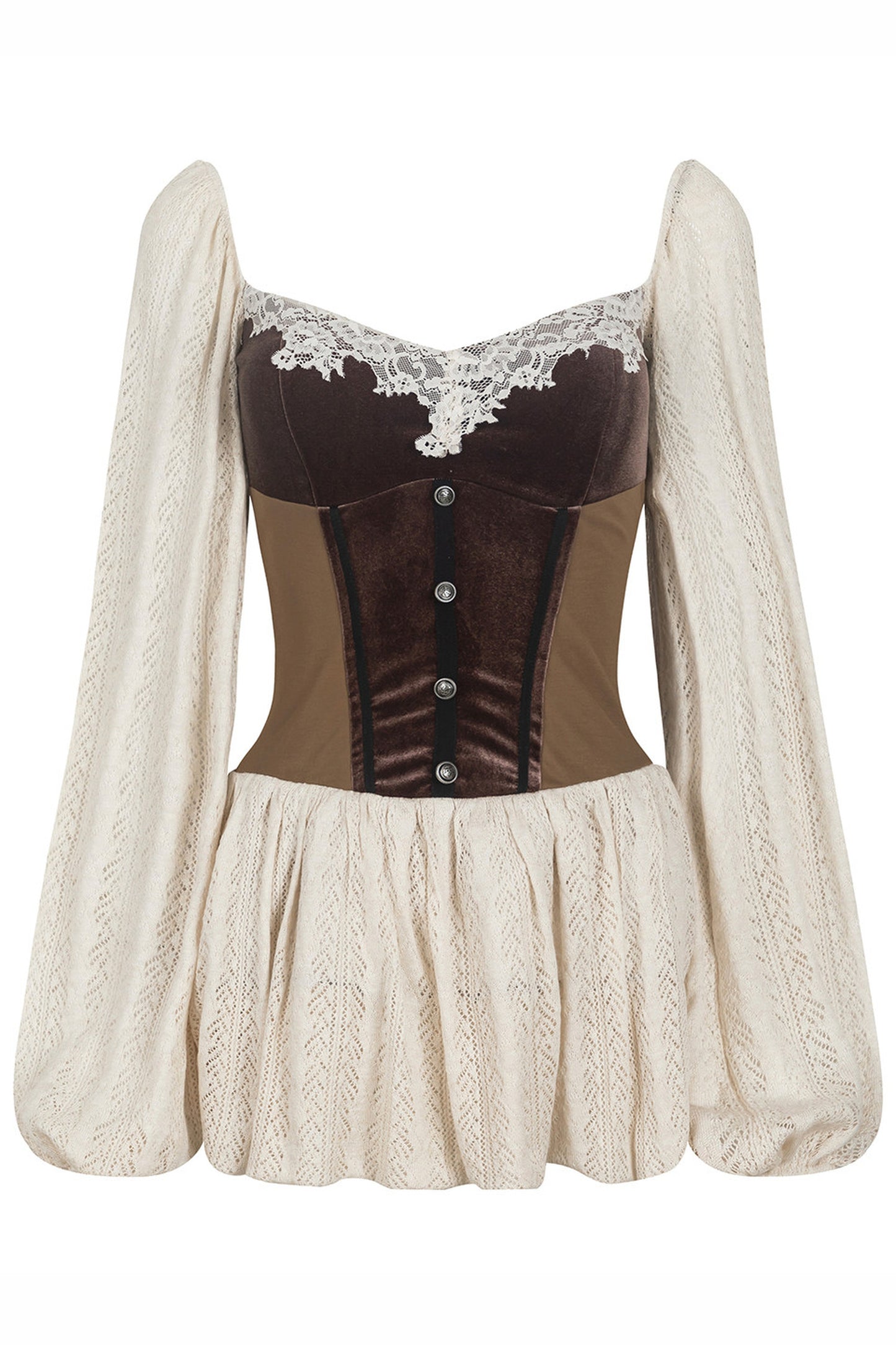 Knitted Patchwork Dress