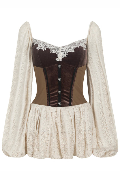 Knitted Patchwork Dress