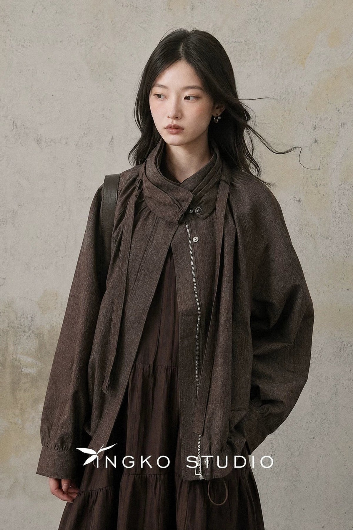 Relaxed Drawstring Jacket