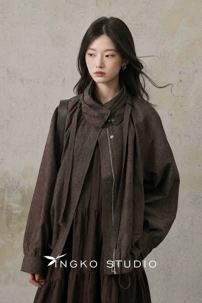 Relaxed Drawstring Jacket
