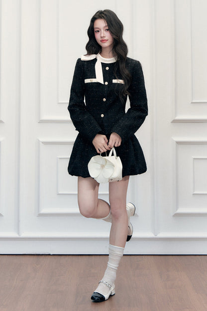 Camellia Tweed Jacket and Flower Bud Skirt Set-Up