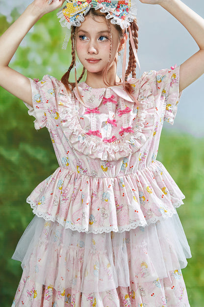 Showa-Era Pink Lolita Dress