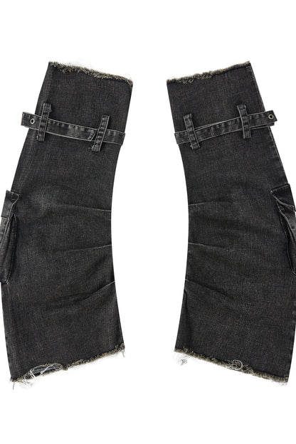 Denim Pocket Calf Socks