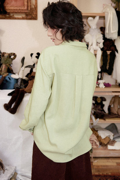 Tencel Linen Long Sleeve Shirt