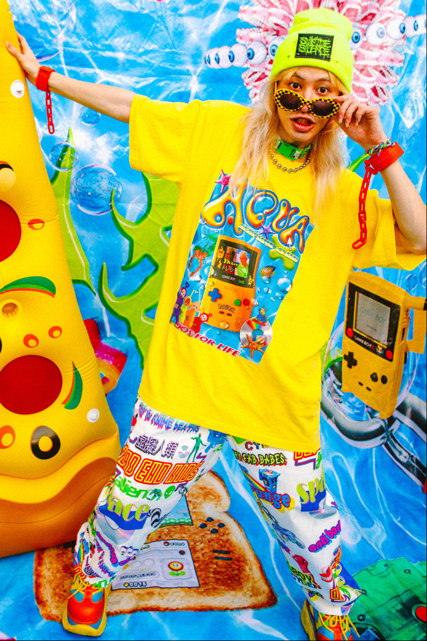 Bright Yellow Game Console Blouse