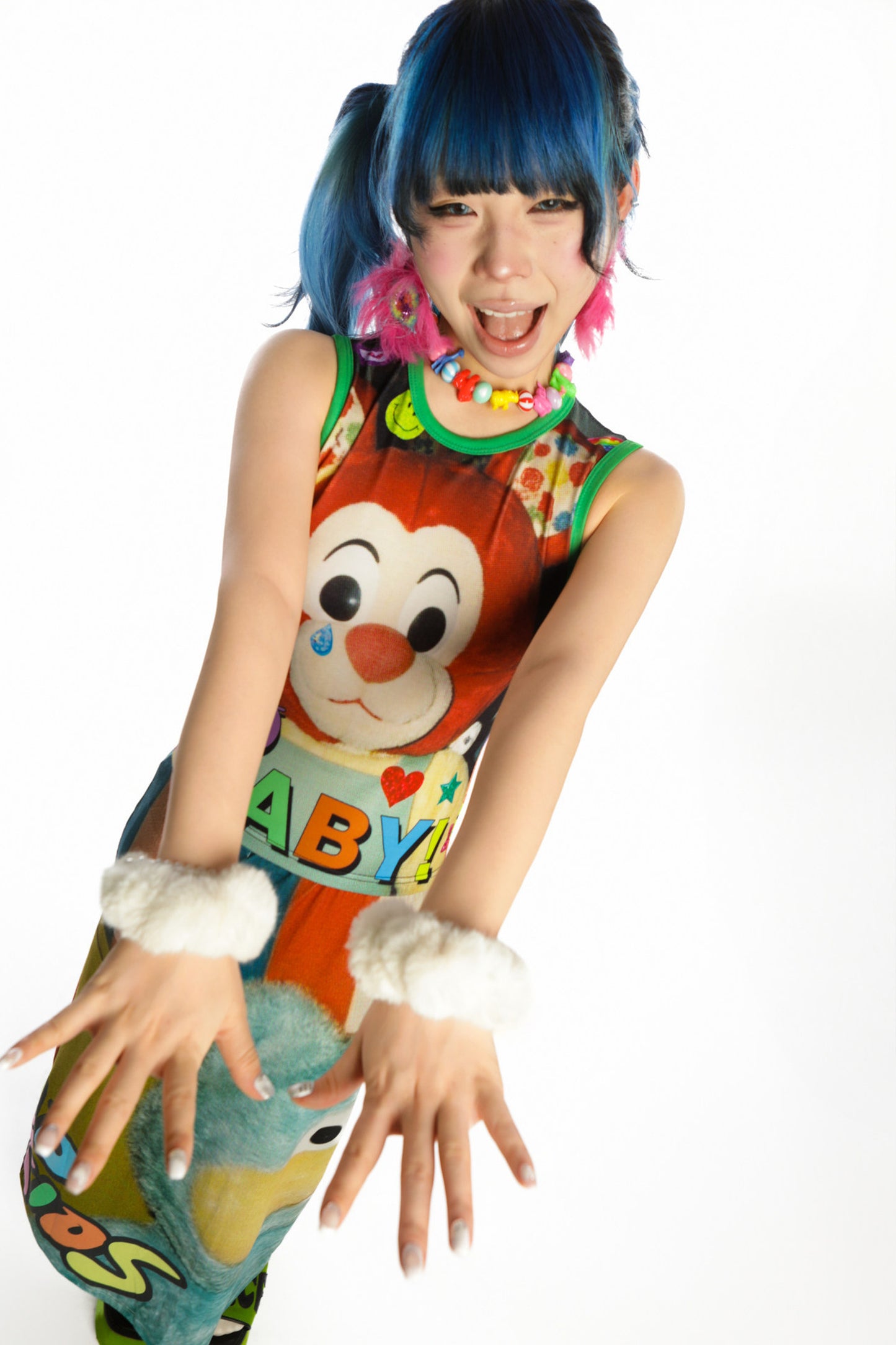 Y2K Devil Cat Print Sleeveless Tank Top