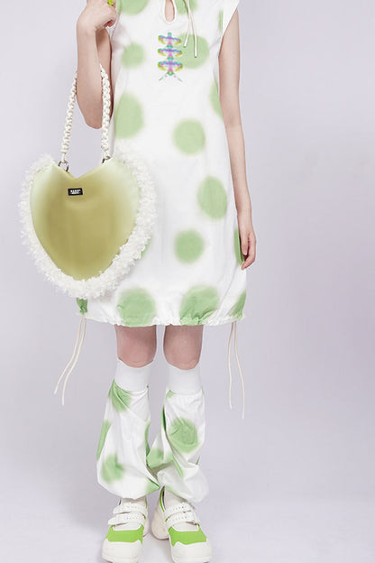 Borsa a tracolla in peluche Y2K