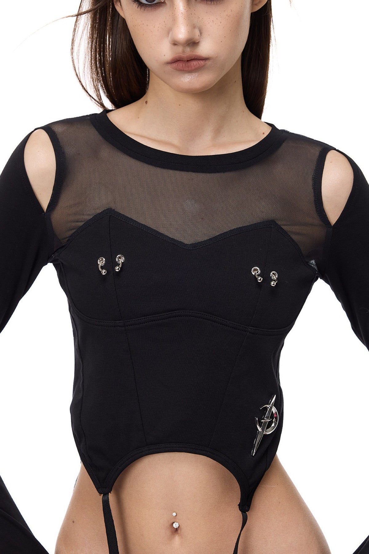 Electric Moon Mesh T-Shirt