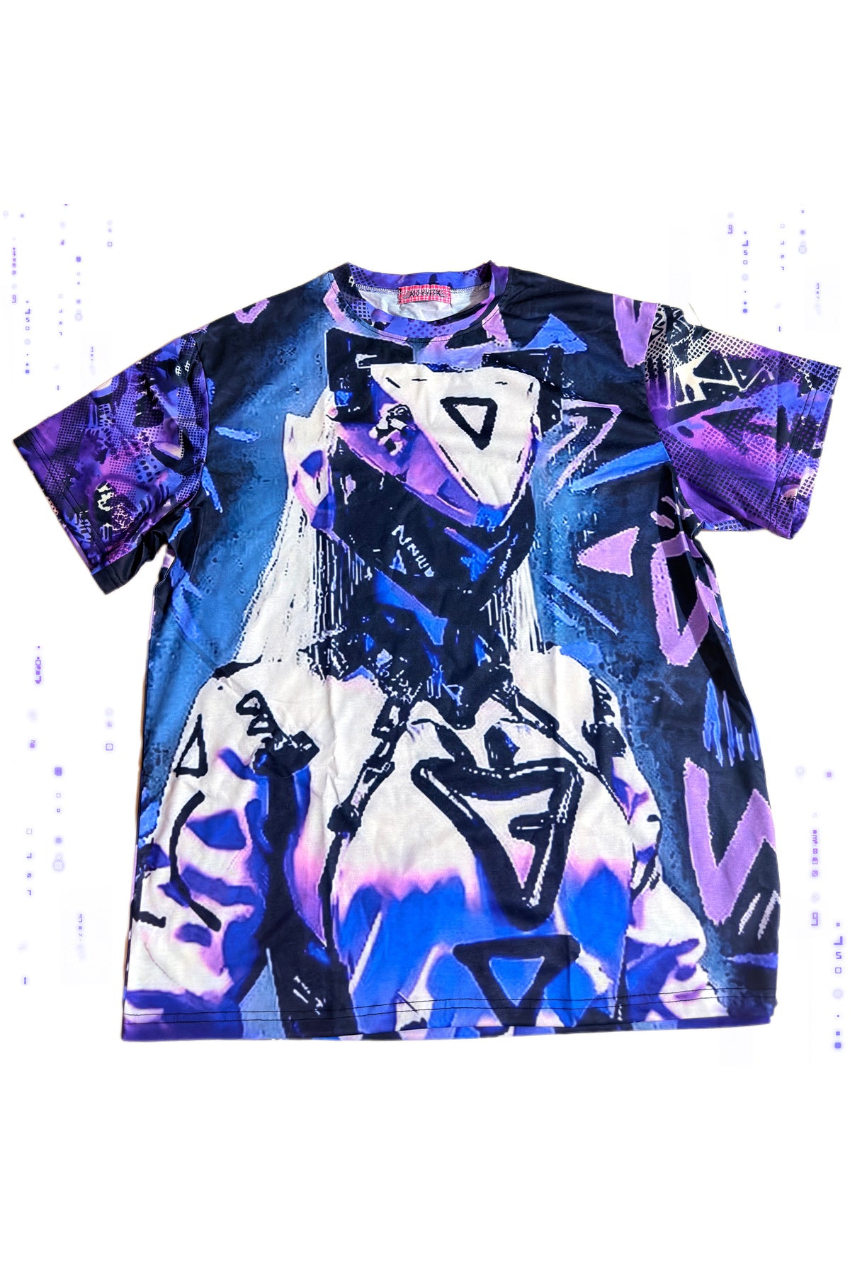 Loose Cyber Mechanical Short Sleeve Tee Set-Up