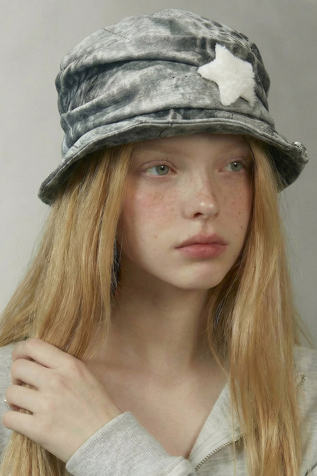 Leopard Print Star Transformable Hat