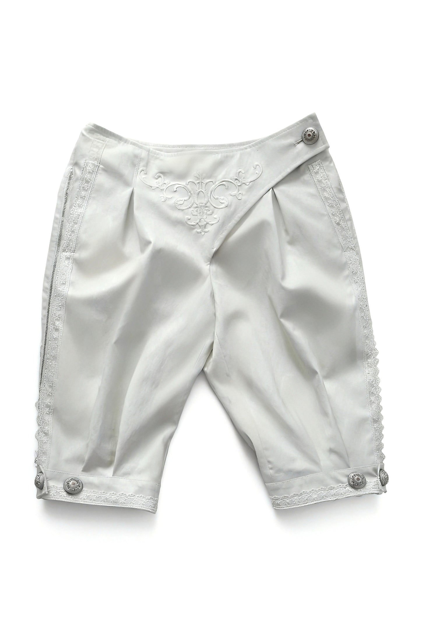 Medieval Embroidered Leather Riding Pants