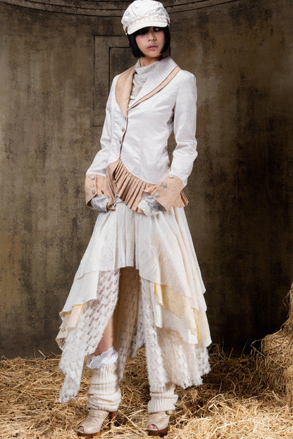 Asymmetrical Lapel Gothic Jacket