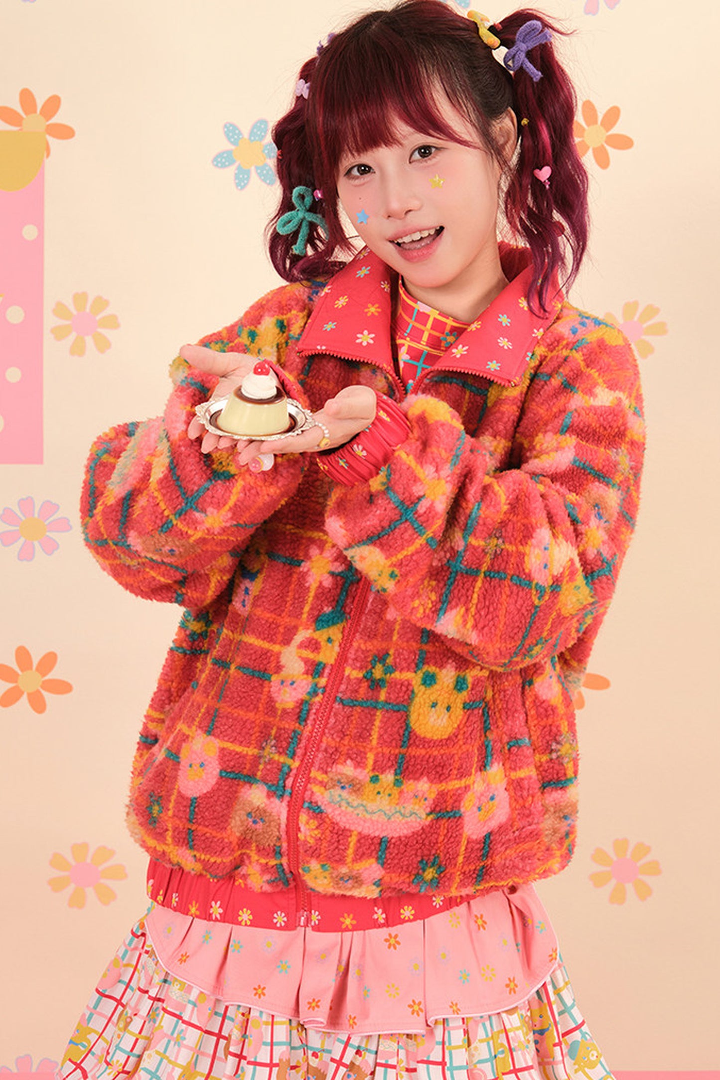 Showa Dessert House Wendbare Wolljacke