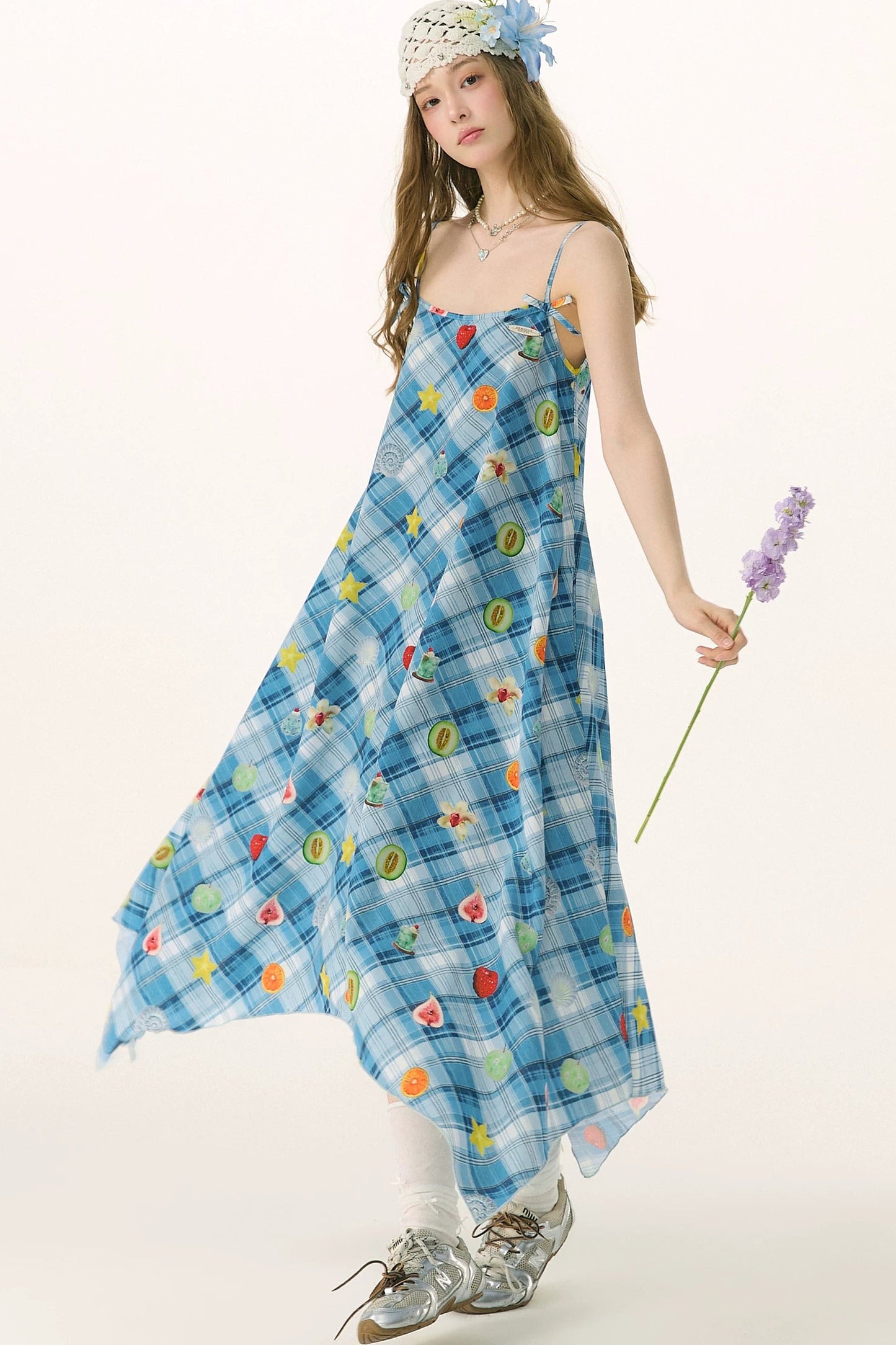 Sweet Dreams Blue Plaid Dress