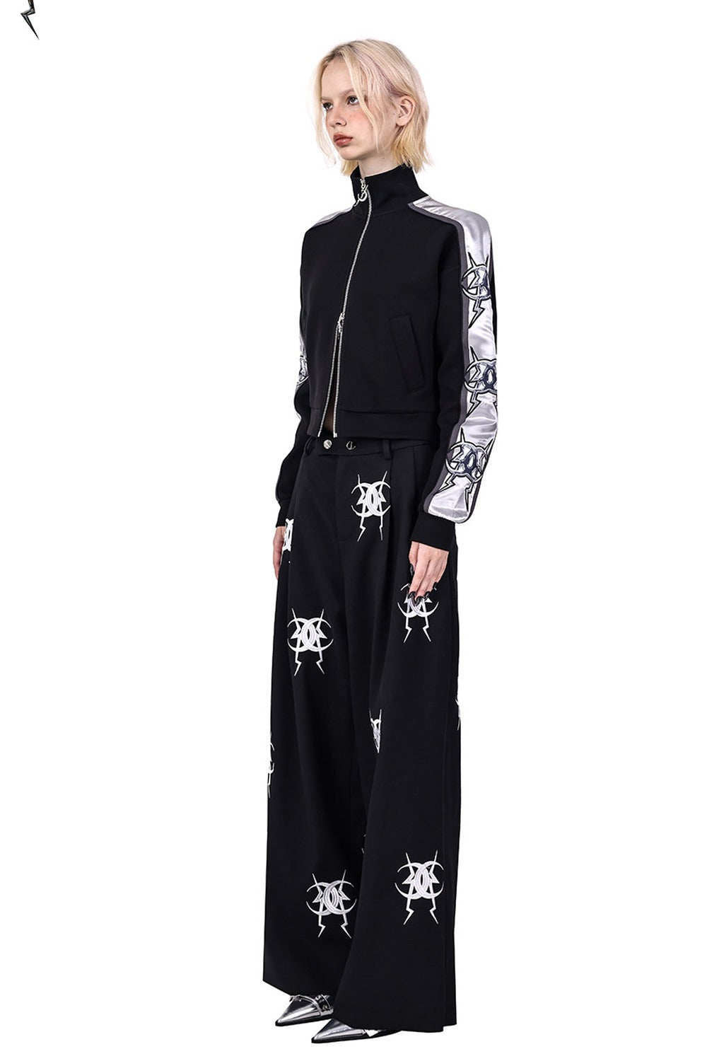 Embroidered Loose Pants