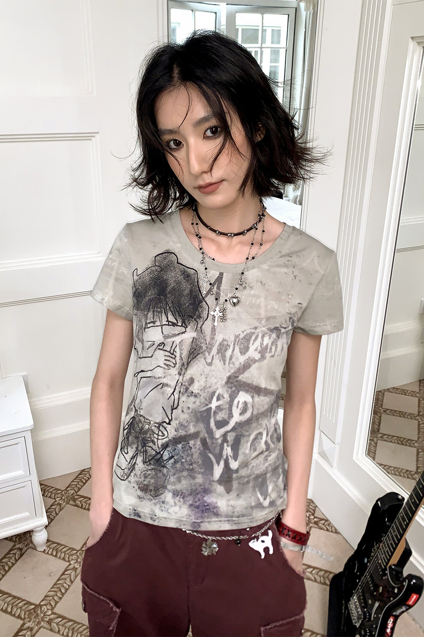 Sleepy Cropped T-Shirt