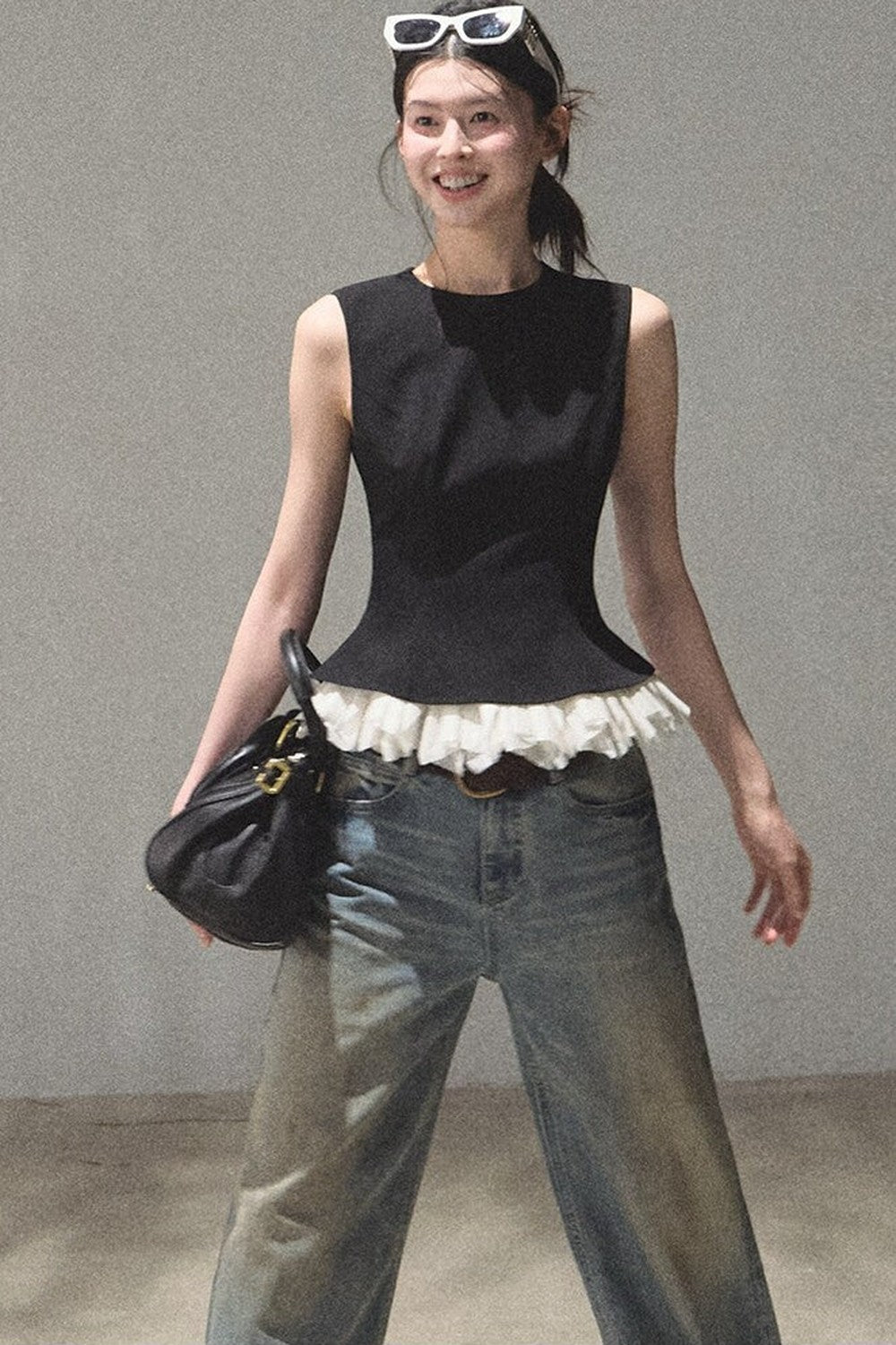 Lace Patchwork Two-Piece Set-Up