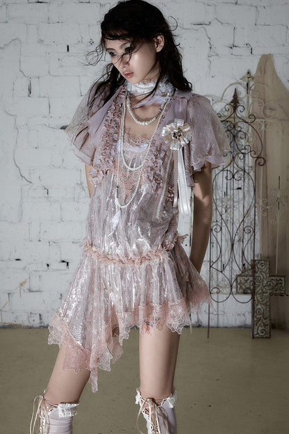 Romantic Lace Chiffon Blouse