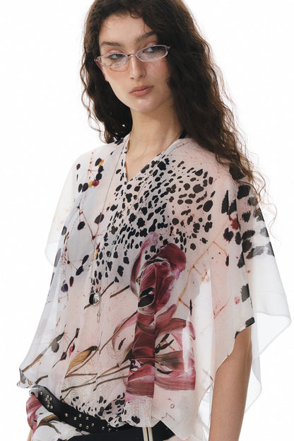 Multi-Color Printed Blouse