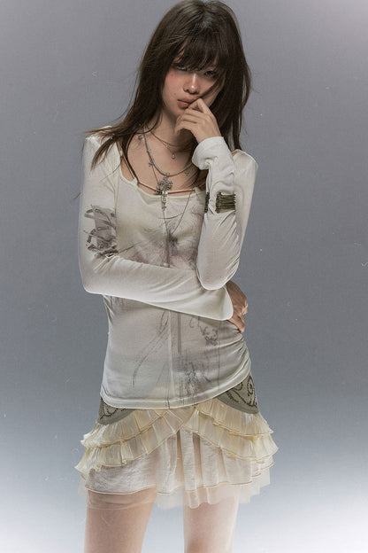 Broken Angel Tencel Top