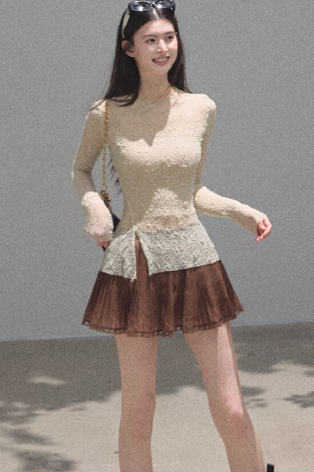 Longing Chiffon Pleated Skirt