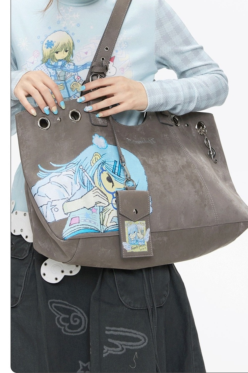 Vintage Comic Girl Tote Bag